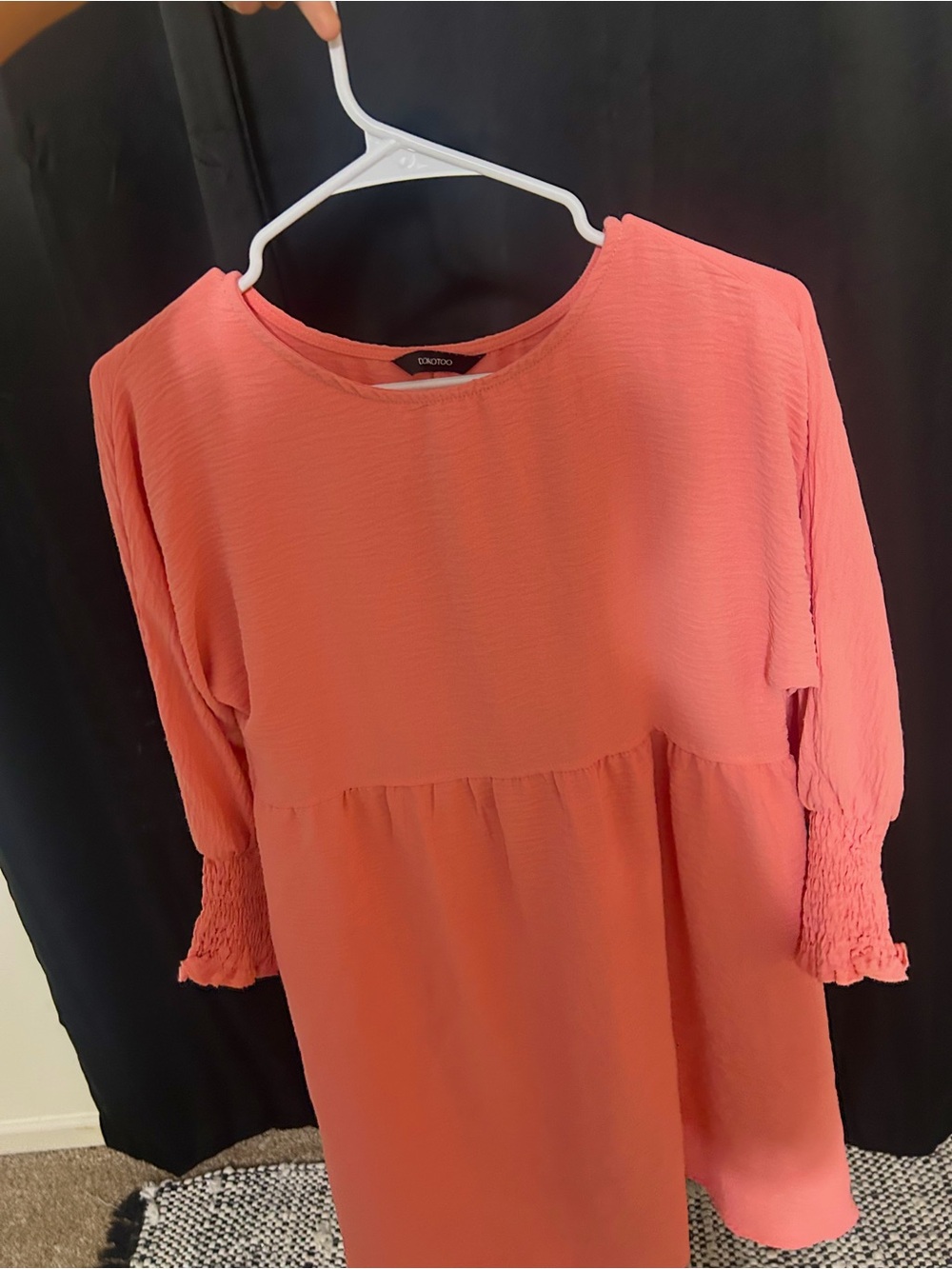 DOKOTOO Coral Babydoll Dress